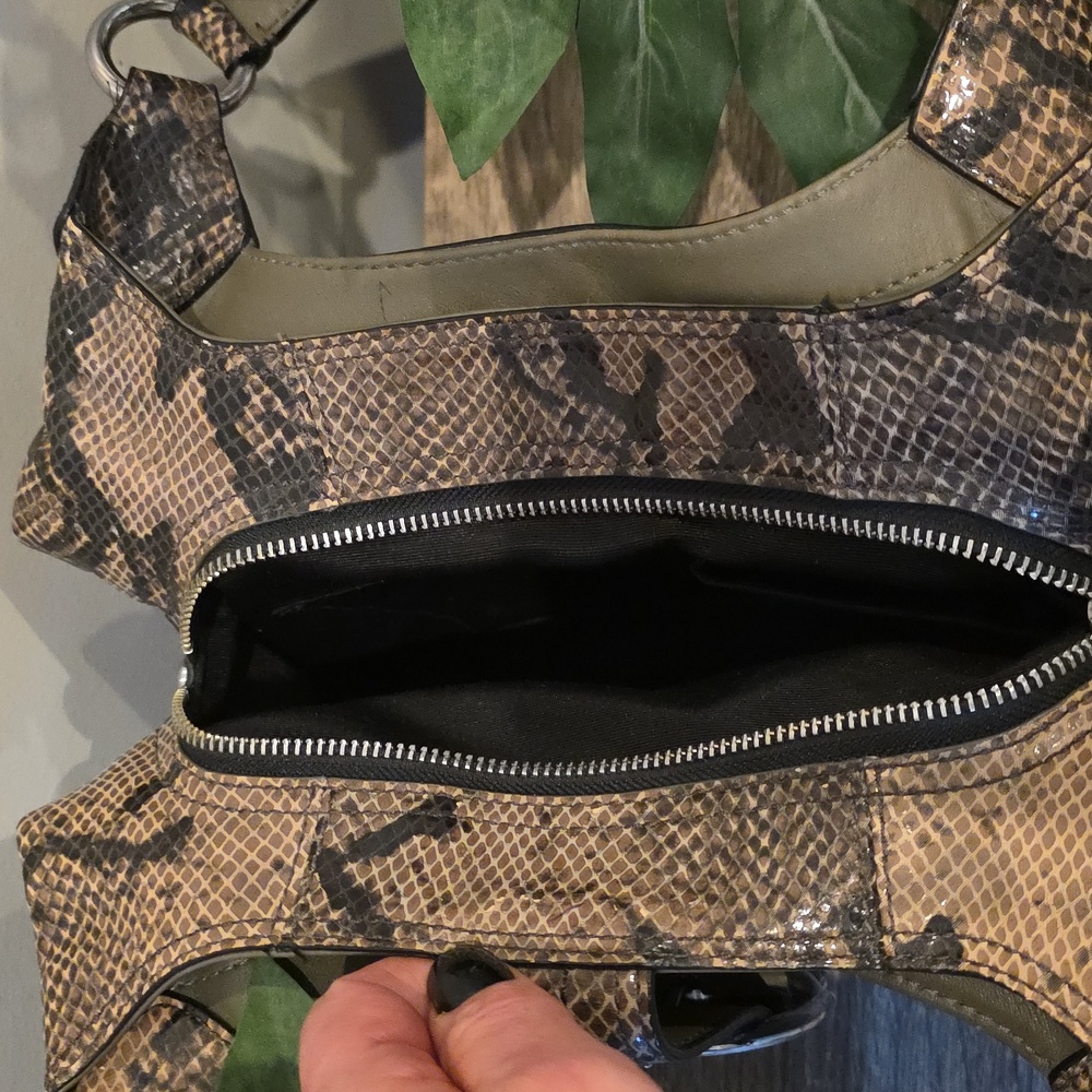 Coach Soho Lynn Python Embossed EUC 2 Compartment - image 10